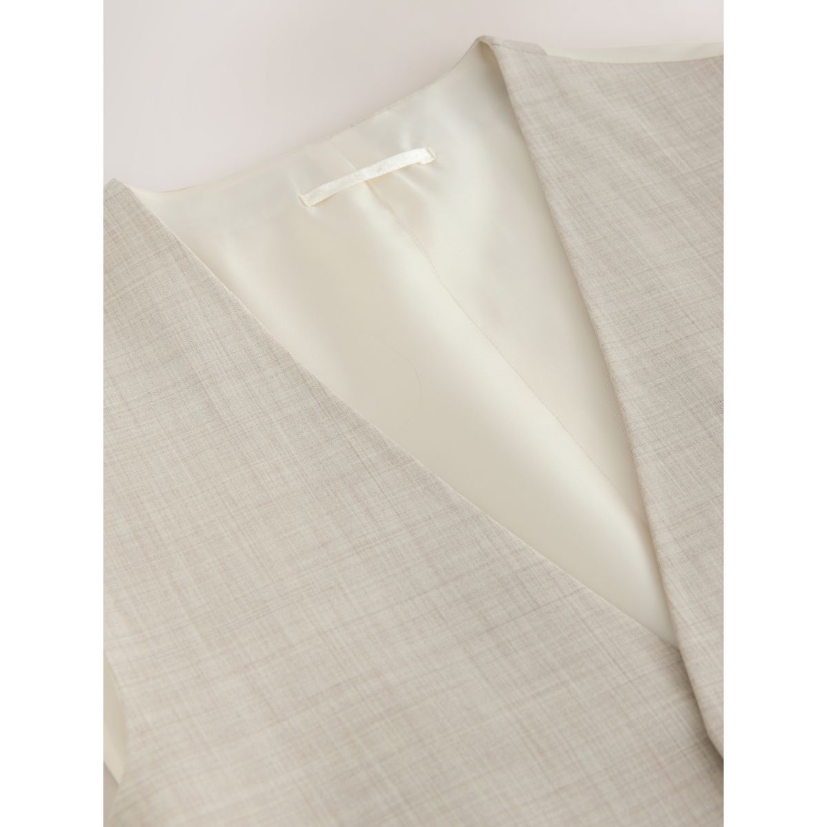 Gilet de costume en laine mélangée n. premium naturel, NEXT