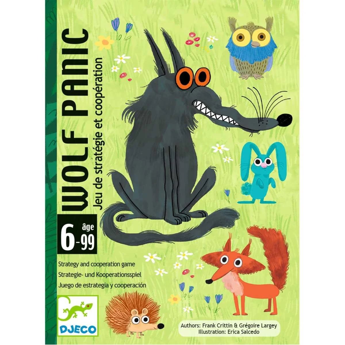 Jeu de cartes WolfPanic multicolore, DJECO