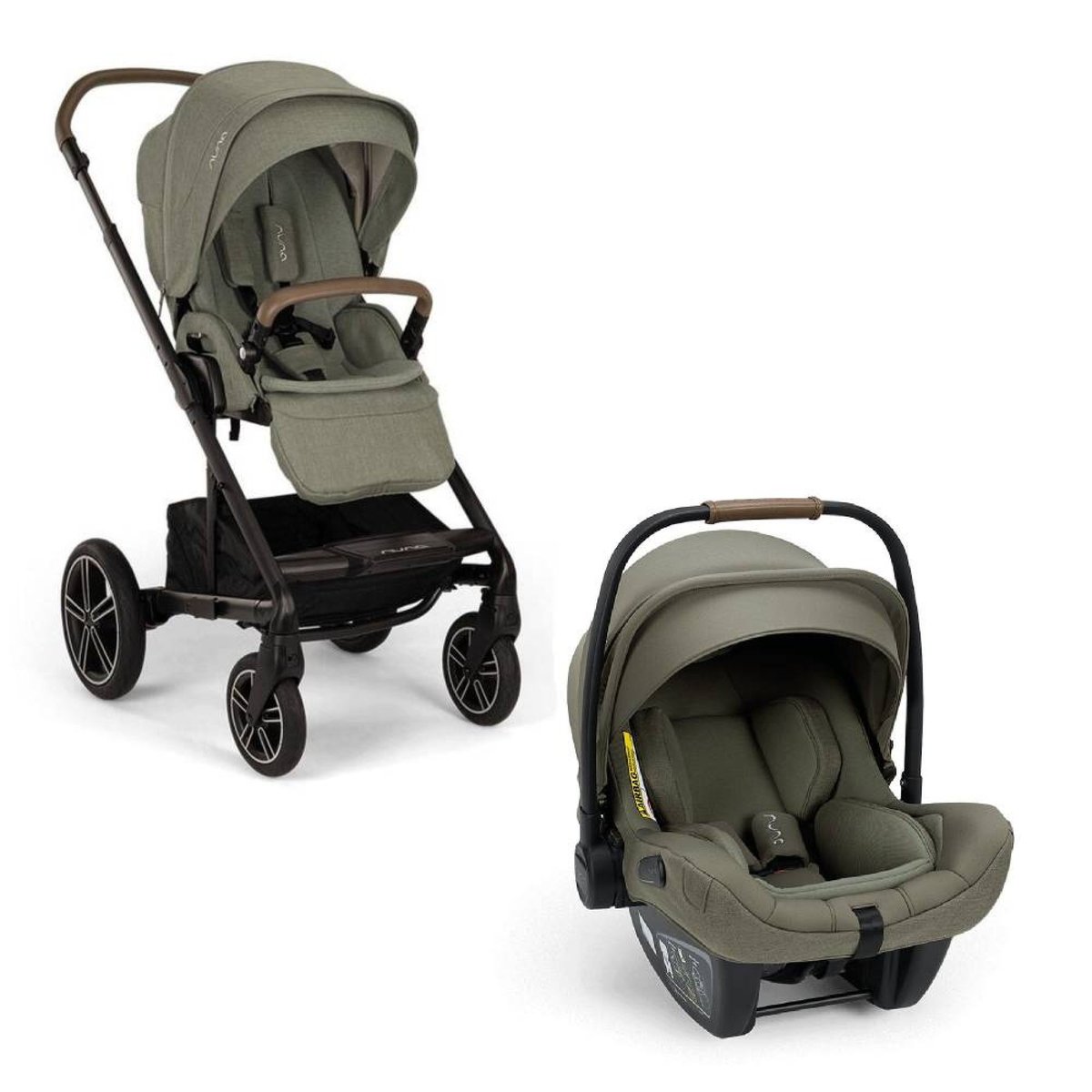 Poussette duo MIXX Next + PIPA Next vert, NUNA