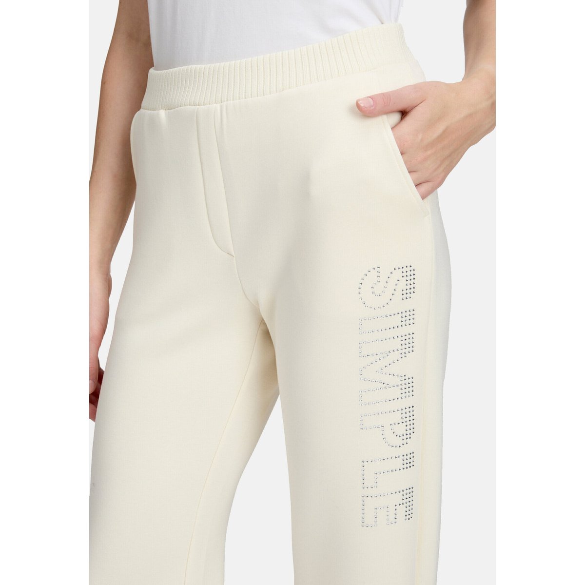 Pantalon à enfiler à poches extérieures antique white, BETTY BARCLAY