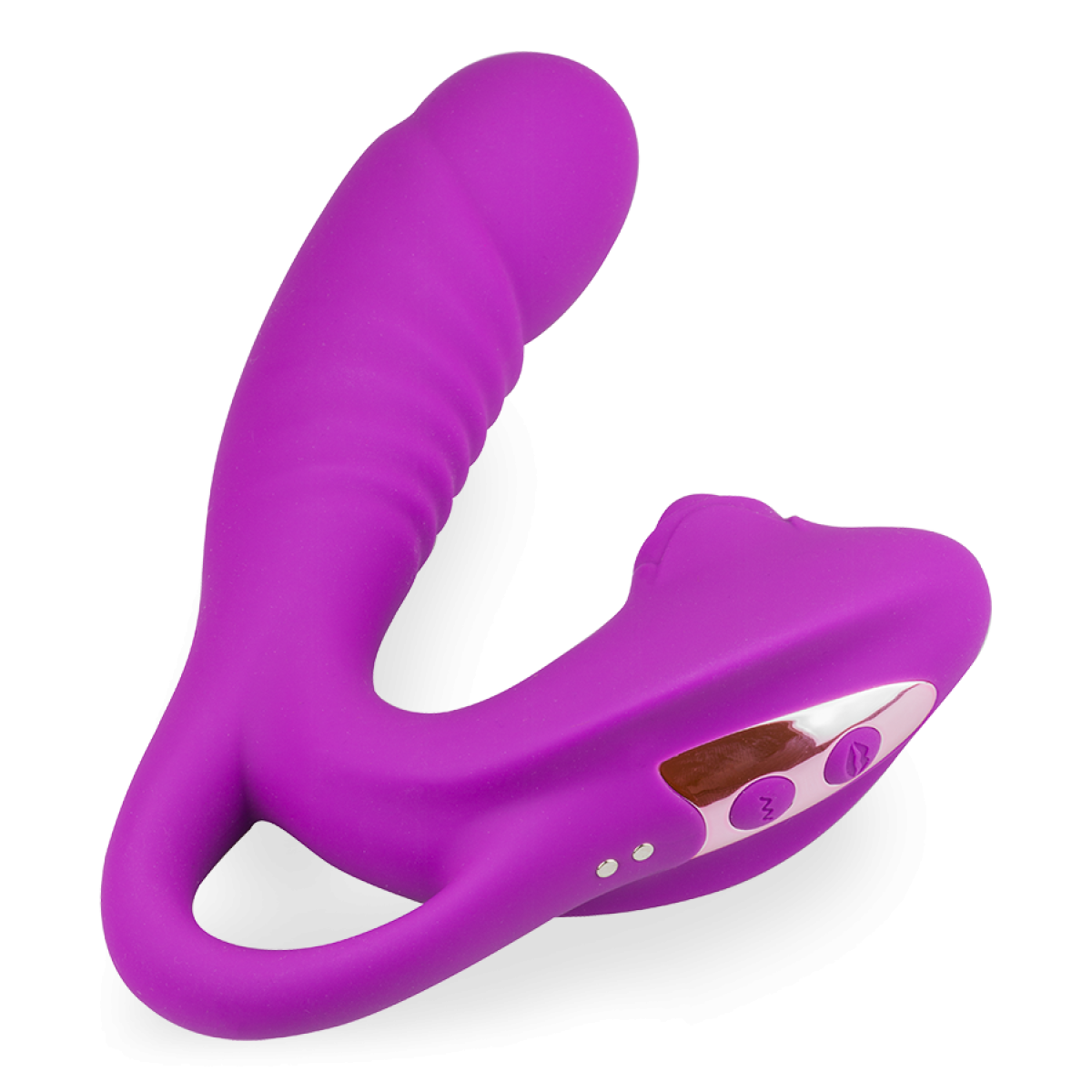 Vibromasseur puissant rabbit ergonomique Orina violet, LOVE AND VIBES