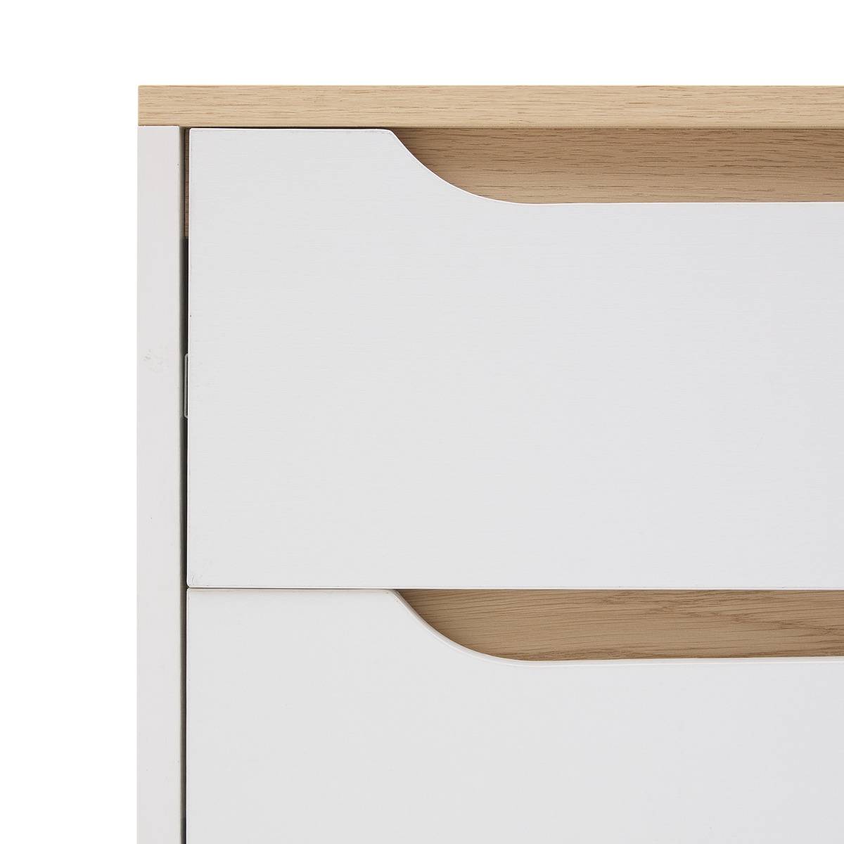 Meuble d'entrée rectangulaire LUMA blanc, 5FIVE SIMPLY SMART