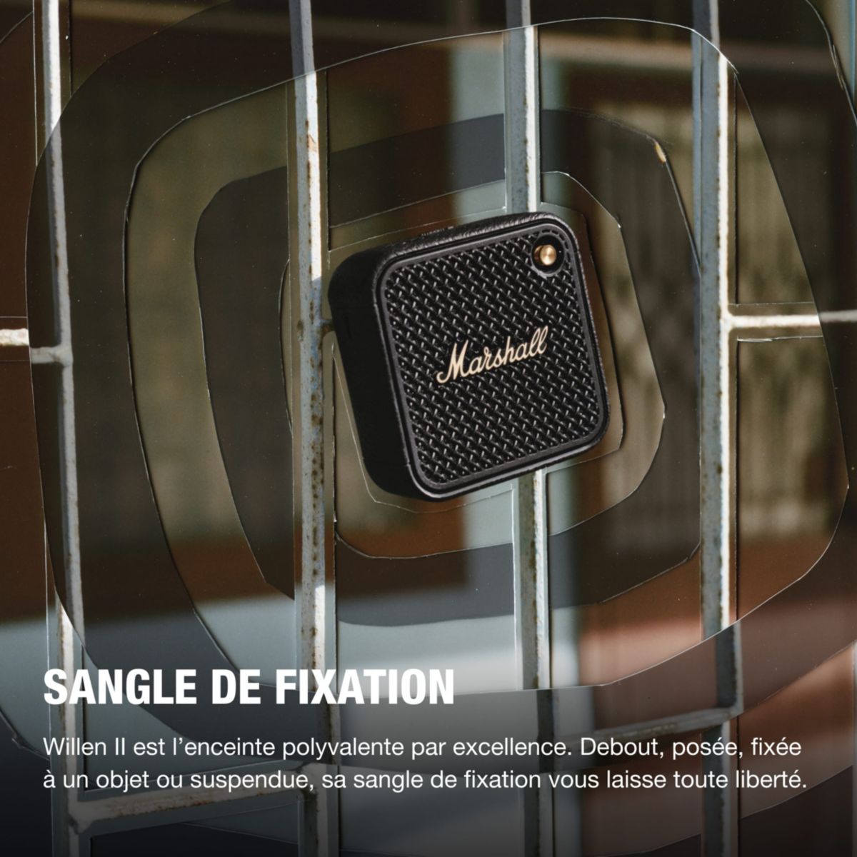 Enceinte portable Willen II Black & Brass noir, MARSHALL