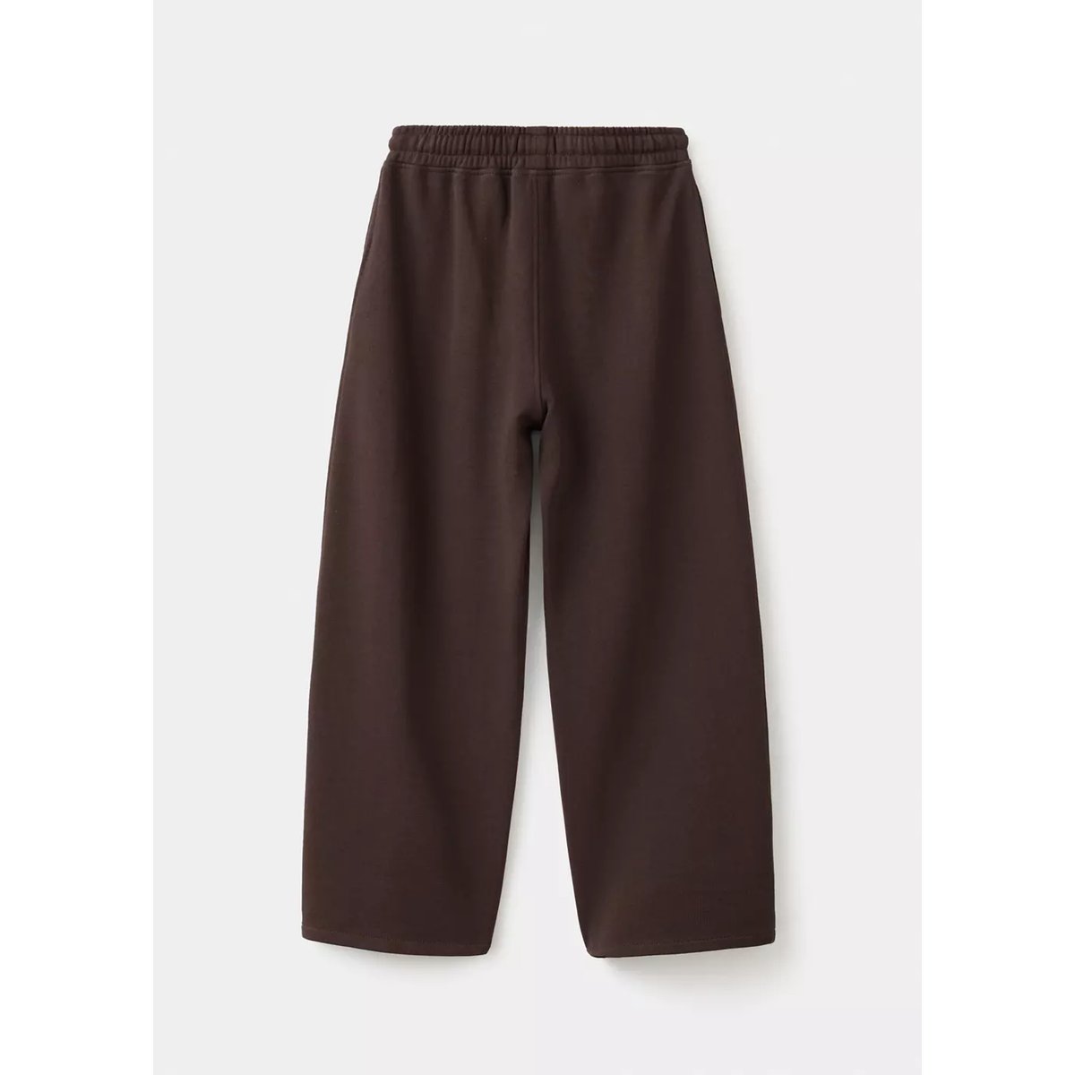 Pantalon jogger barrel fit chocolat, MANGO KIDS