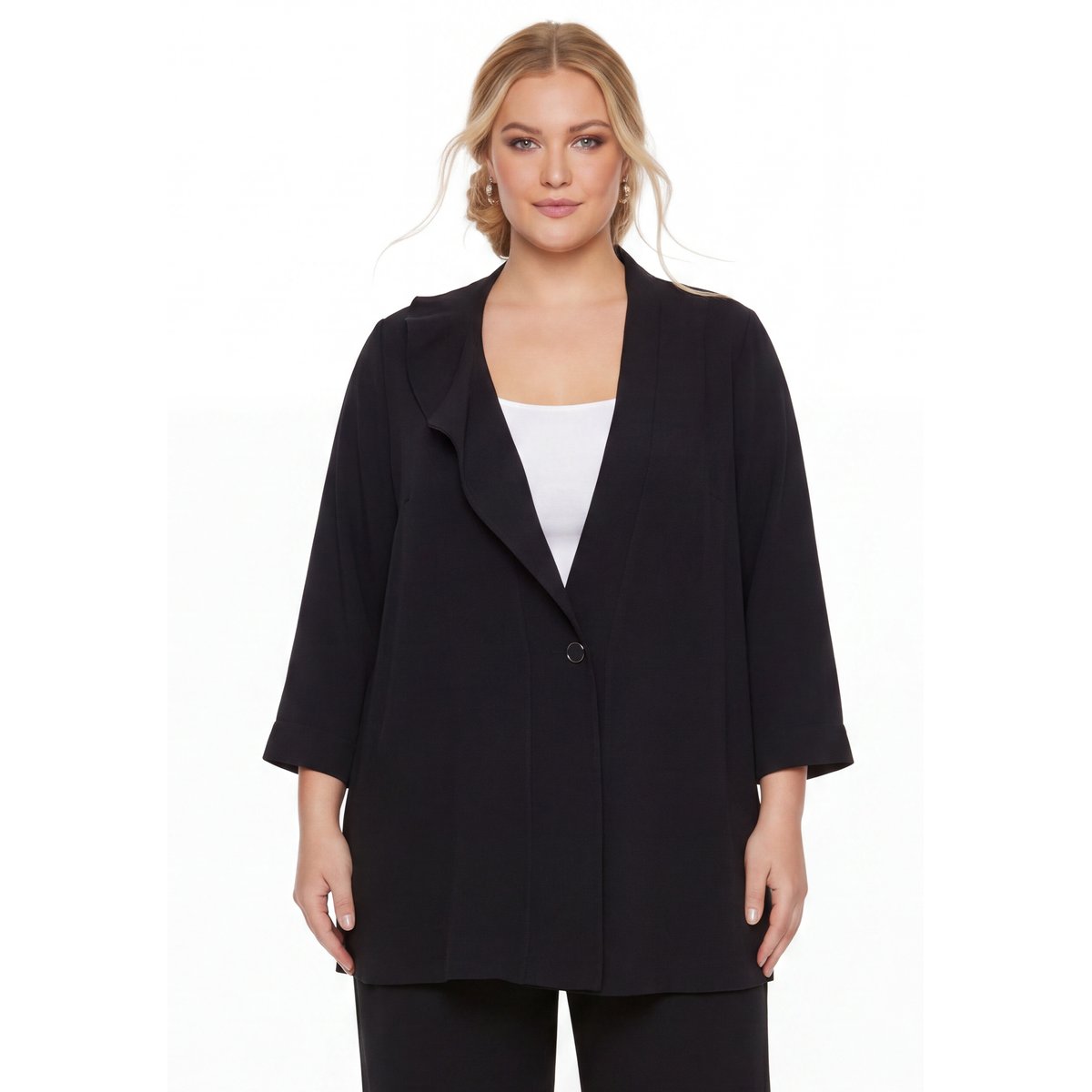 Cardigan avec manches longues noir, YOEK