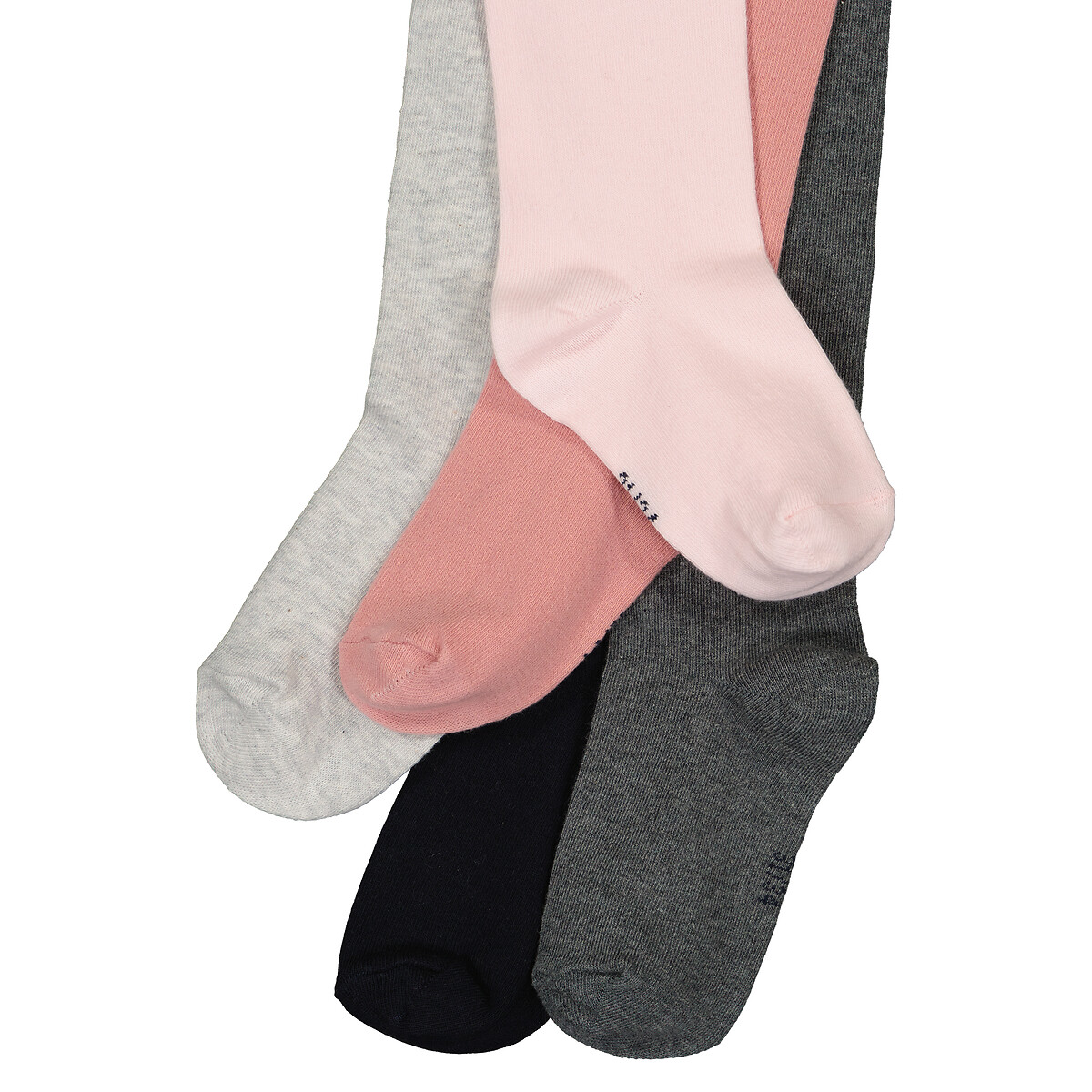Lot de 5 paires de collants unis multicolore, LA REDOUTE COLLECTIONS