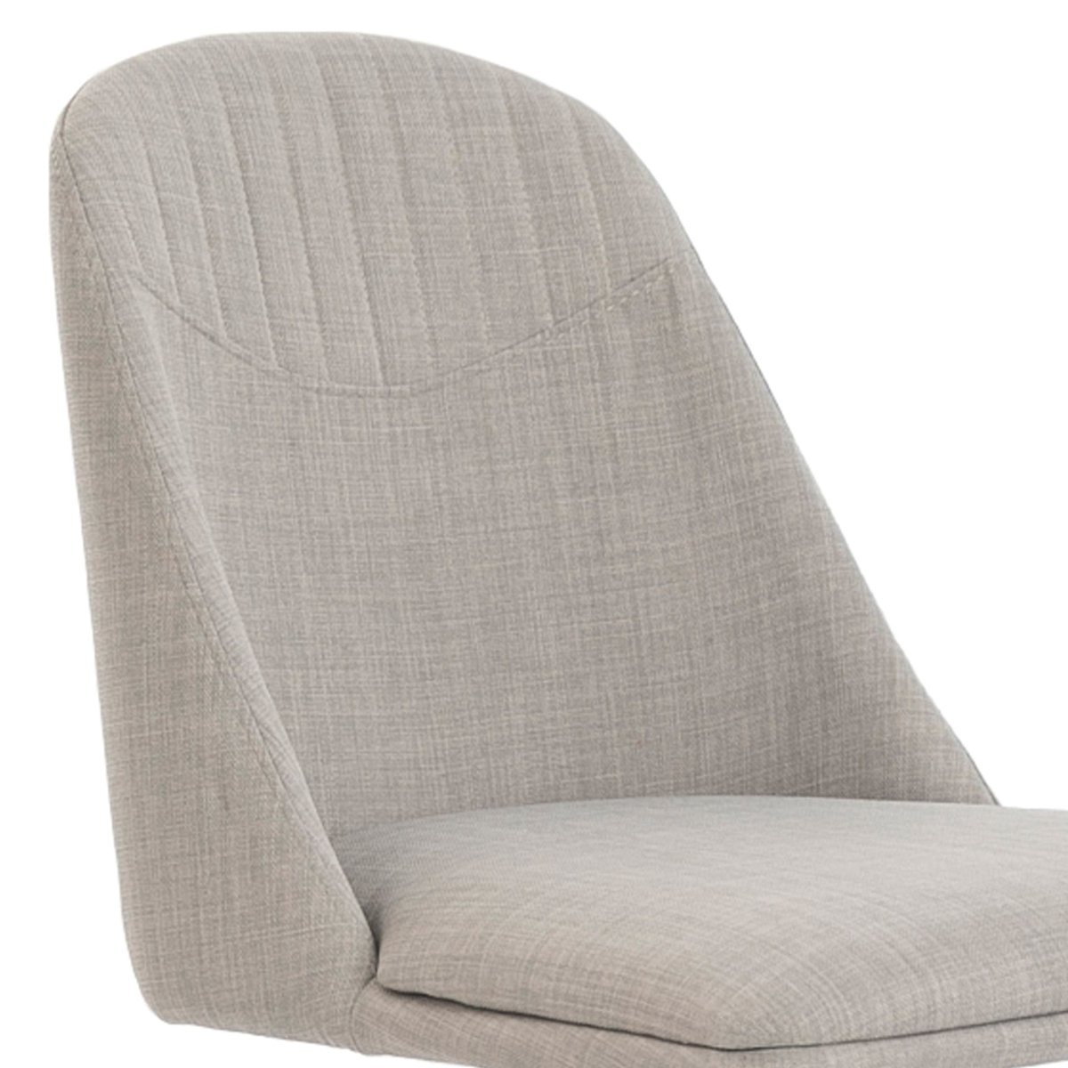 Chaise pivotante en tissu gris grey | steel, ANGEL CERDA