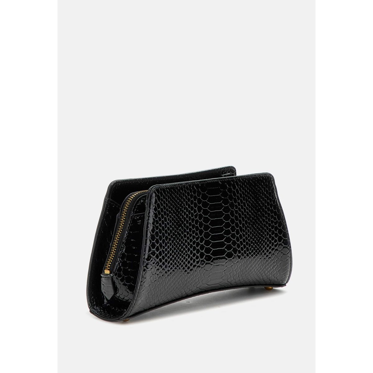 Georgina Sac À Bandoulière Imprimé Python noir, GUESS