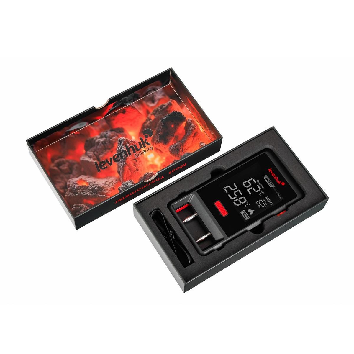 Thermomètre à viande Levenhuk Wezzer Grill BT50 couleur unique, LEVENHUK