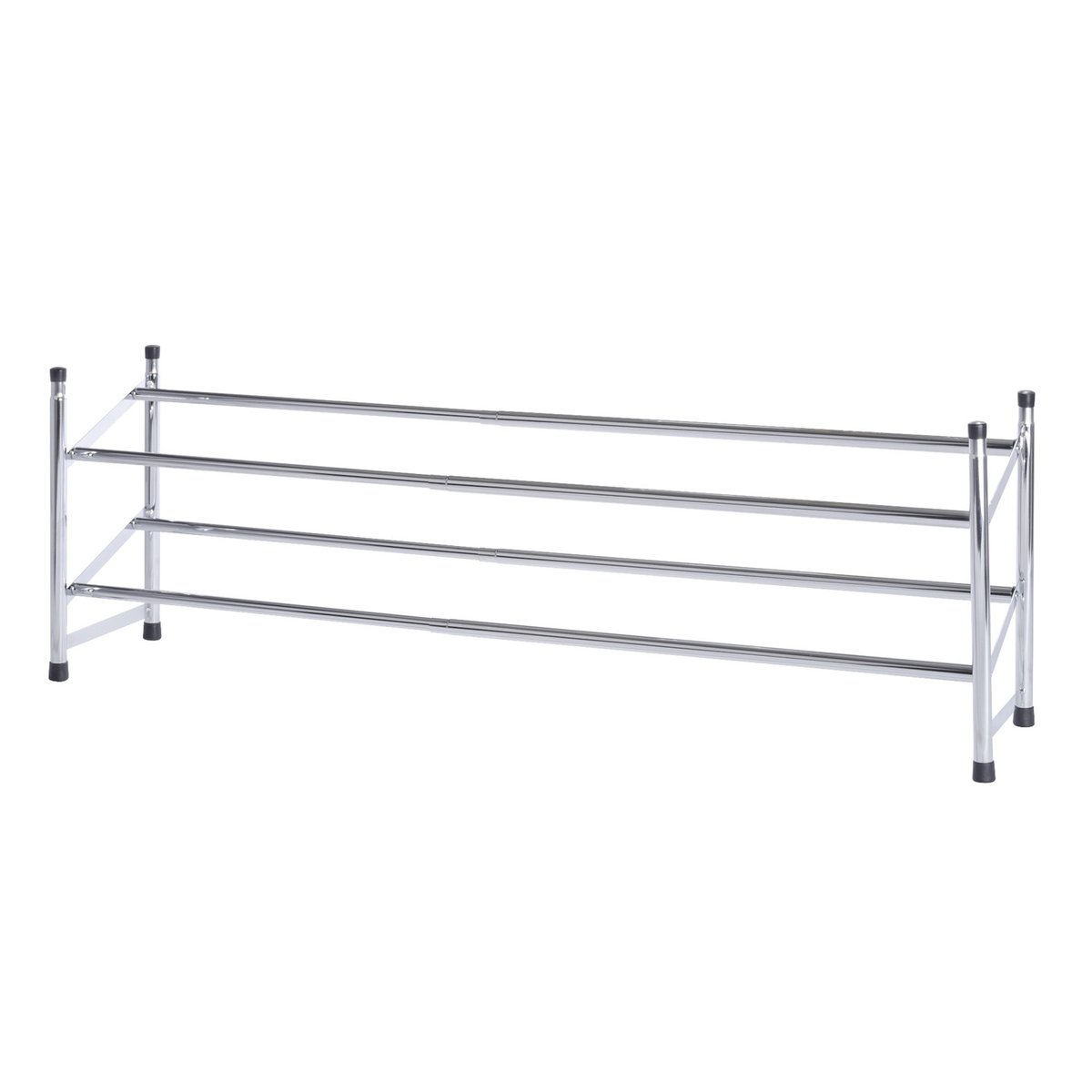 Meuble à chaussures extensible 10 paires argent, WENKO