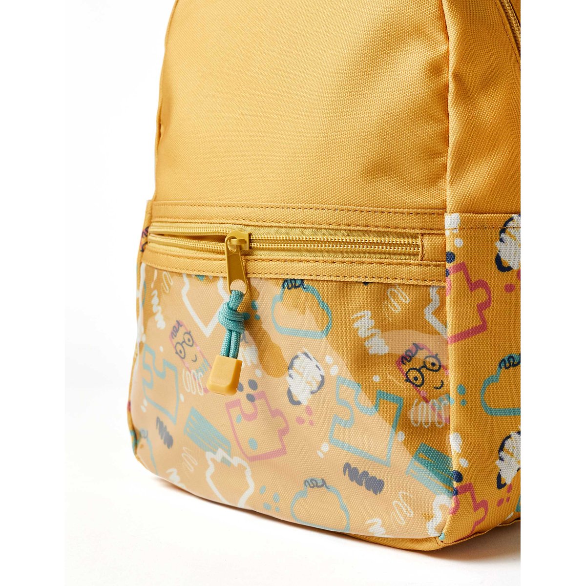 Sac à dos avec imprimé coloré jaune, ZIPPY