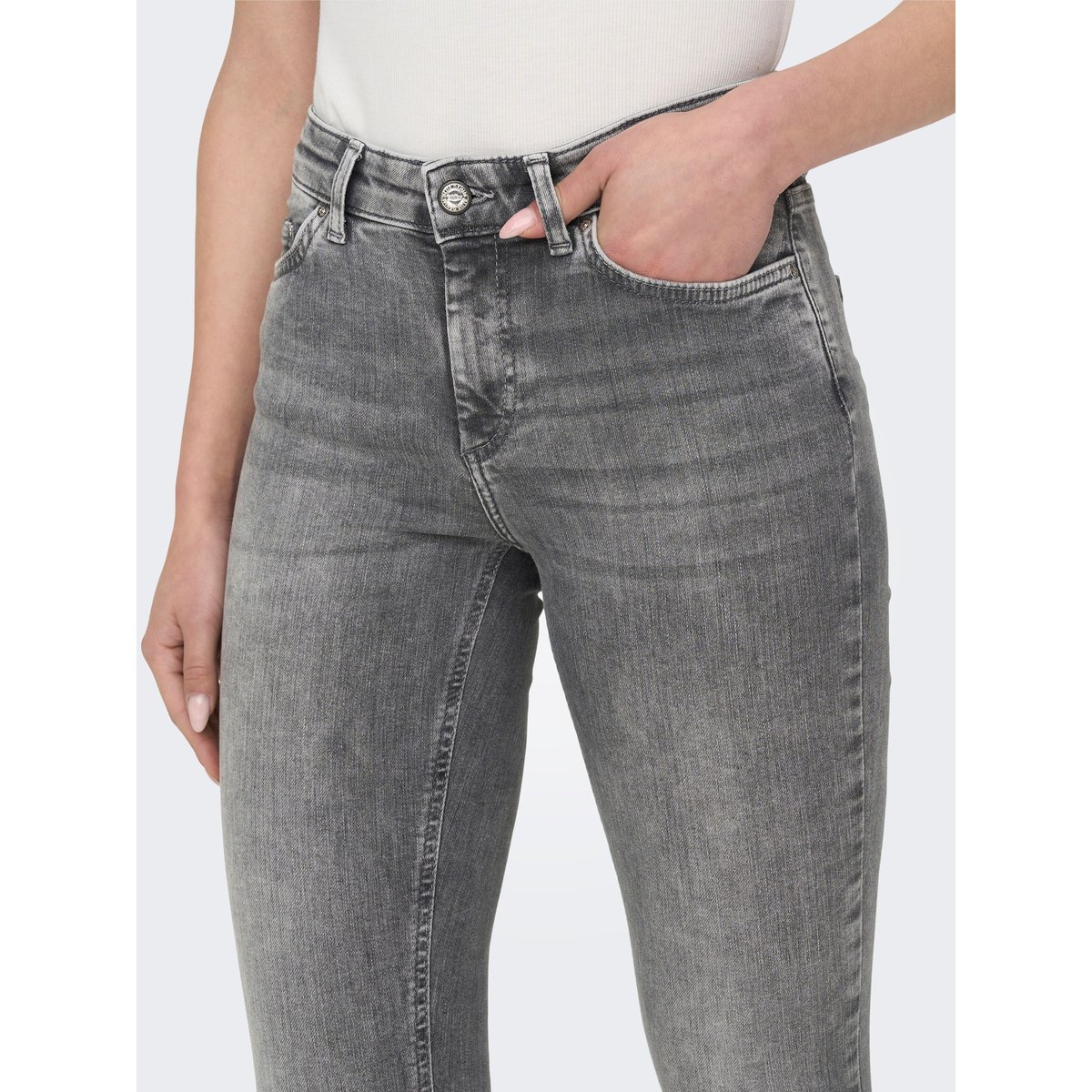 Jean Skinny grey denim, ONLY