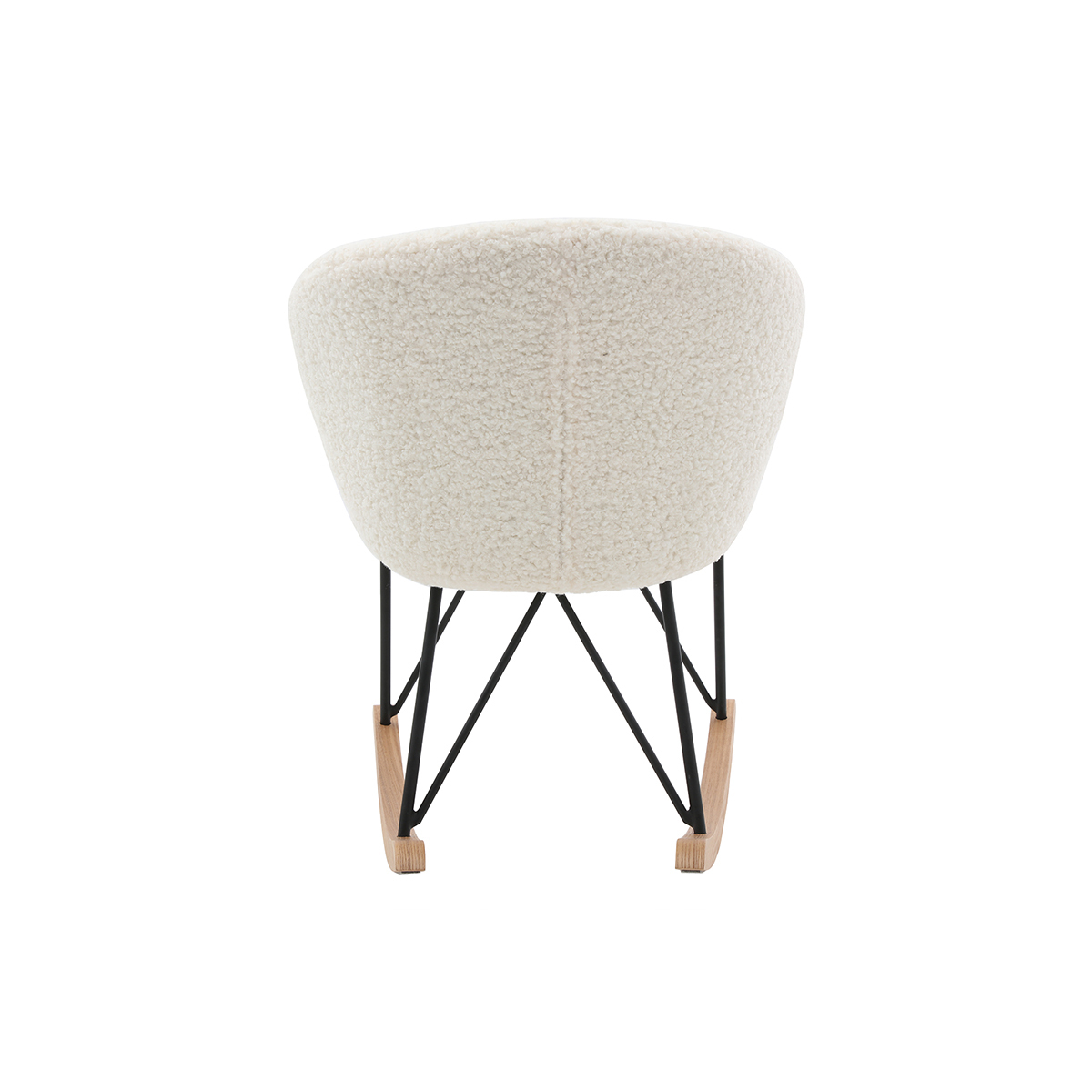 Rocking chair RHAPSODY blanc, MILIBOO