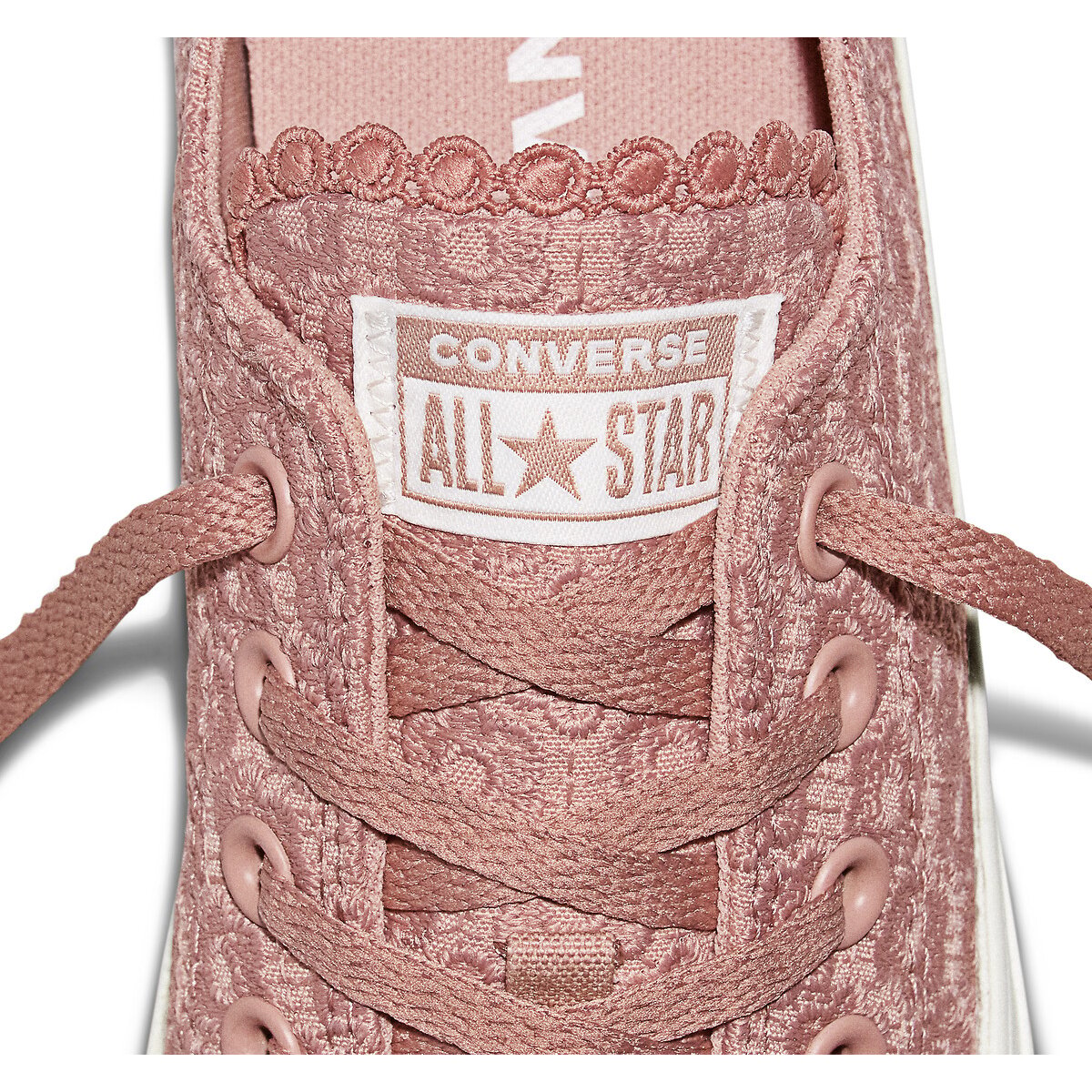 Chuck Taylor All Ox Crochet Trainers dusty pink, CONVERSE
