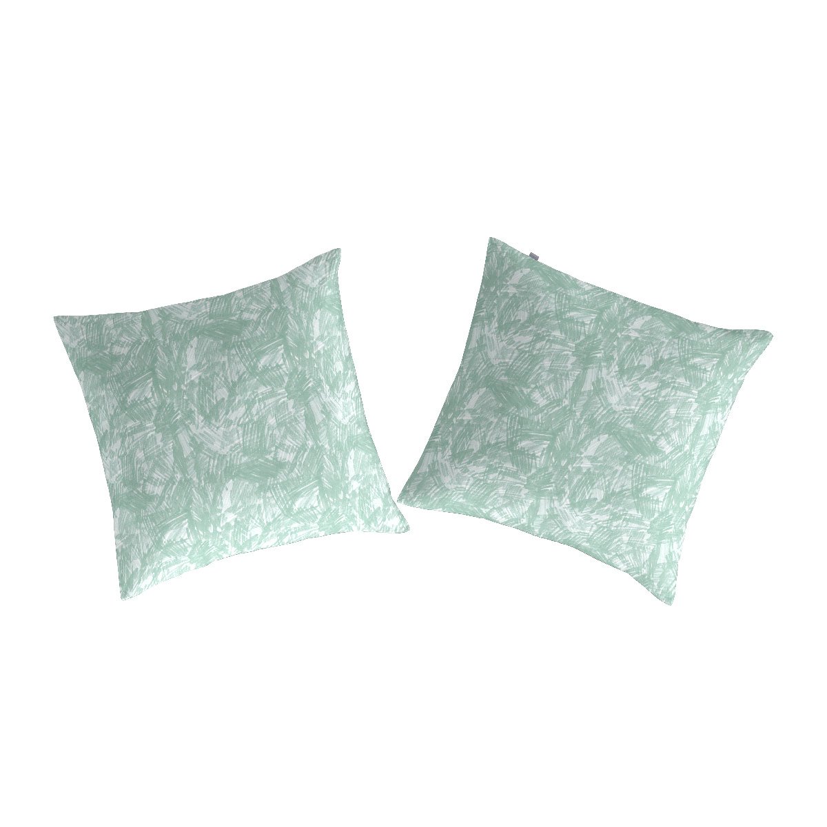 2 Taies d'oreiller en coton WAVE B vert, NAF NAF HOME