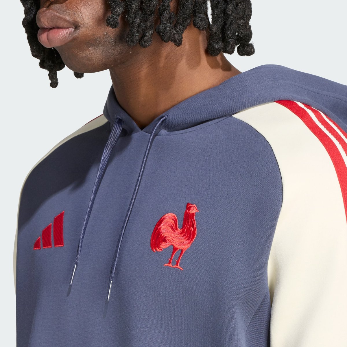 Sweat-Shirt De Rugby À Capuche France Sweat-Shirt De Rugby À Capuche France shadow navy, adidas Performance