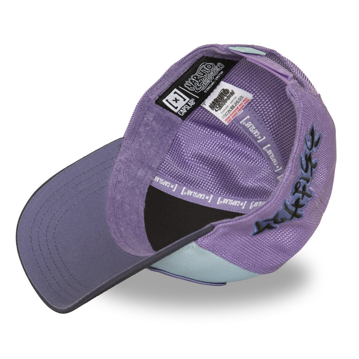 Casquette trucker Naruto Shippuden bleu/violet/bleu marine/blanc, CAPSLAB