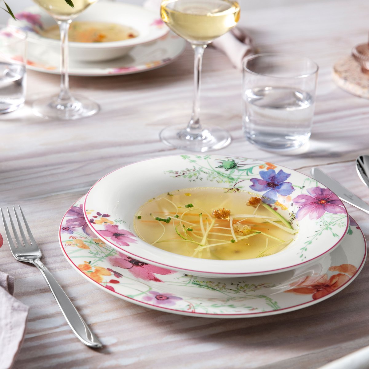 Assiette Plate MARIEFLEUR couleur unique, VILLEROY & BOCH