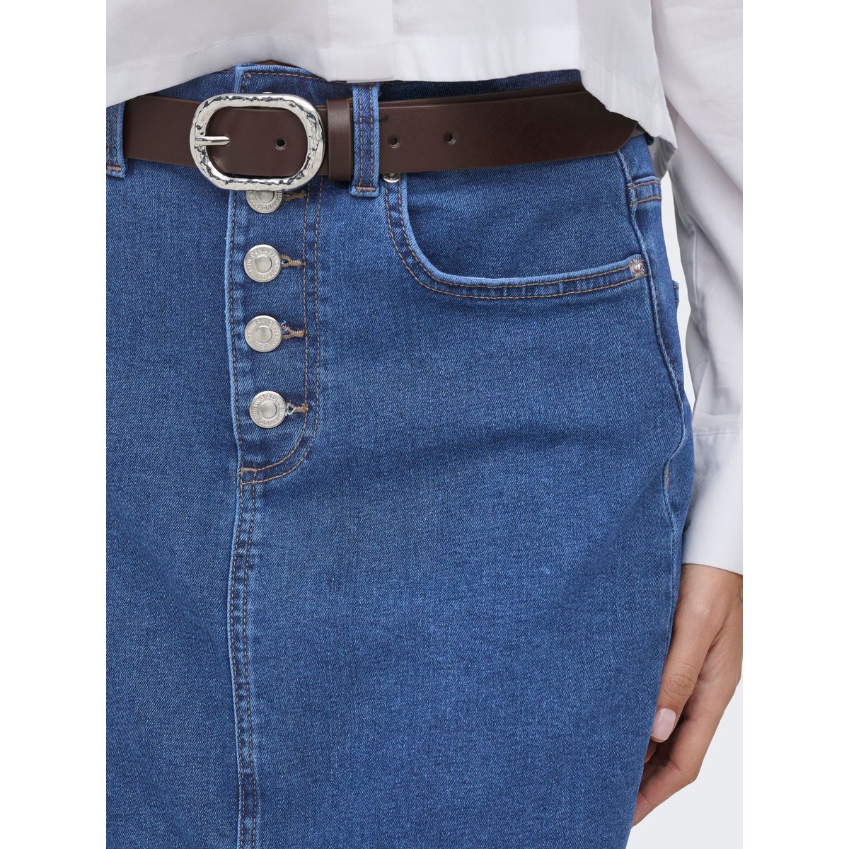 Jupe En Denim medium blue denim, ONLY