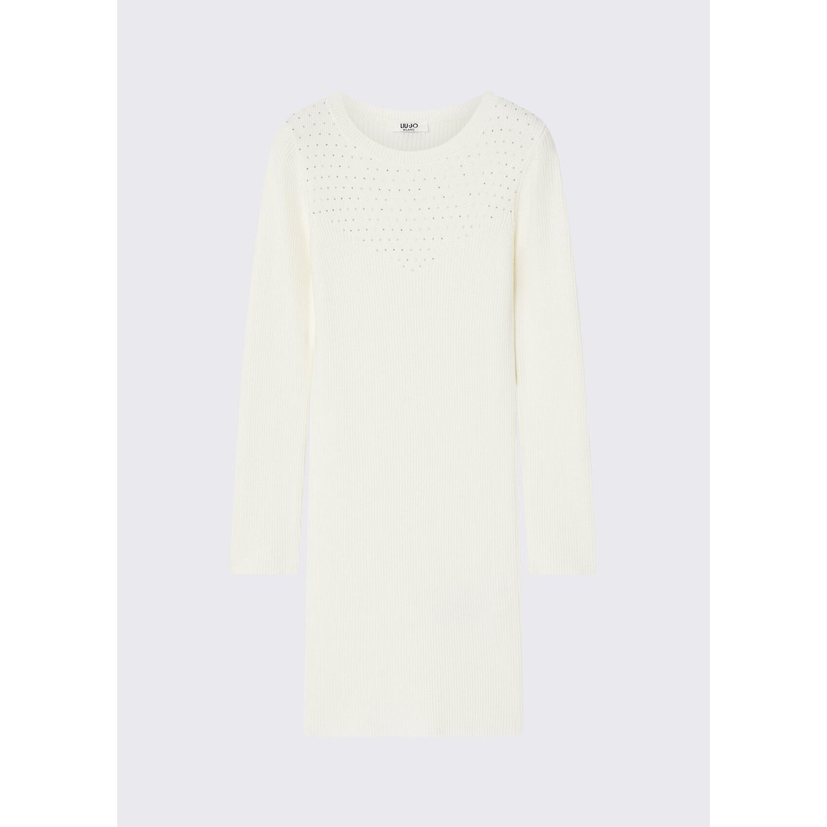 Robe courte en maille blanc, LIU JO