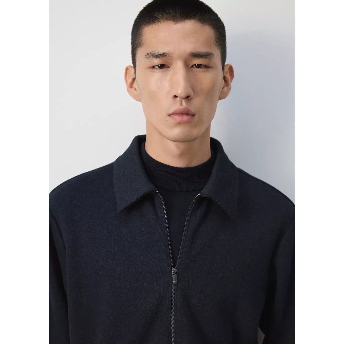 SWEATSHIRT POMC bleu marine, MANGO MAN