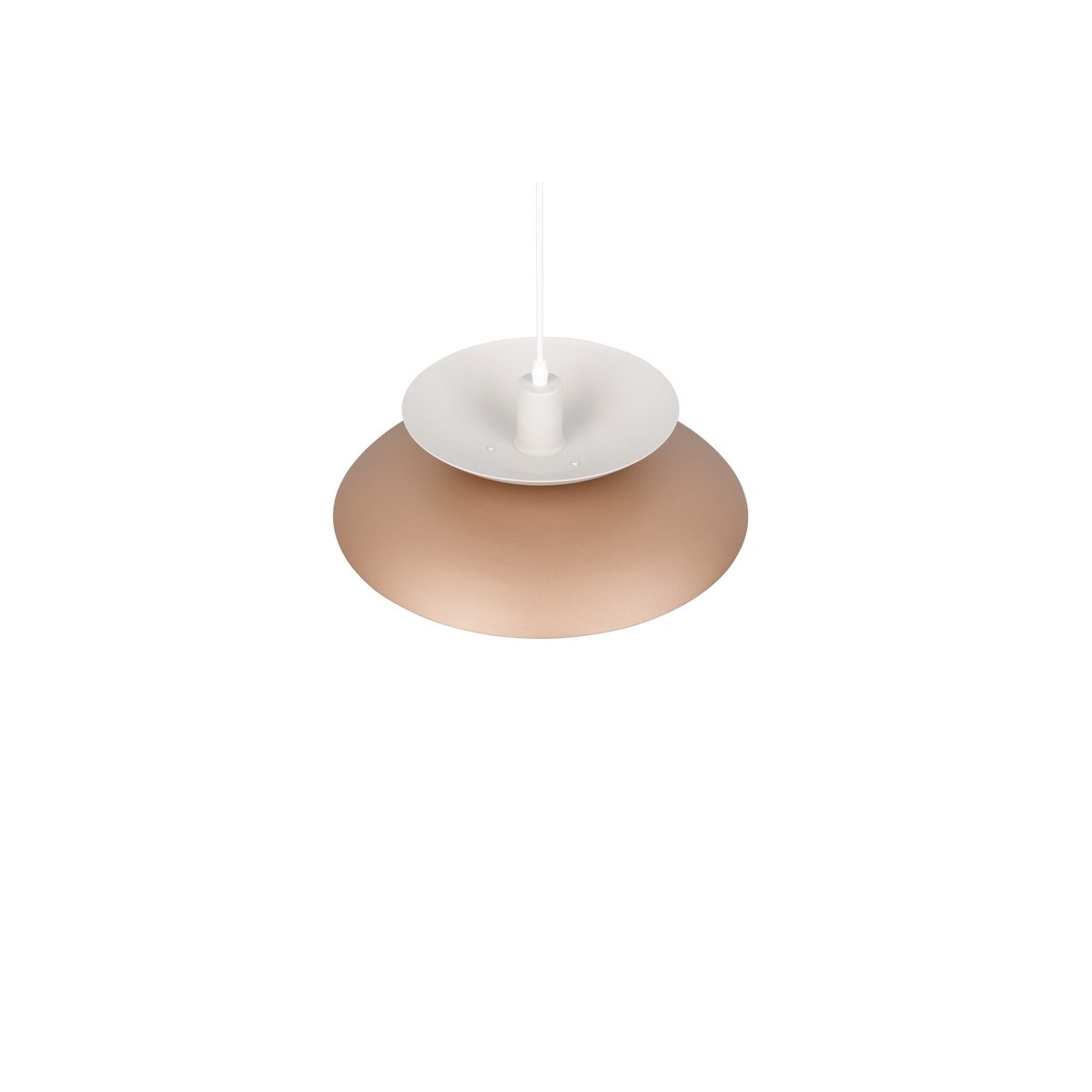Suspension en métal design, D.40 gris, BOITE A DESIGN