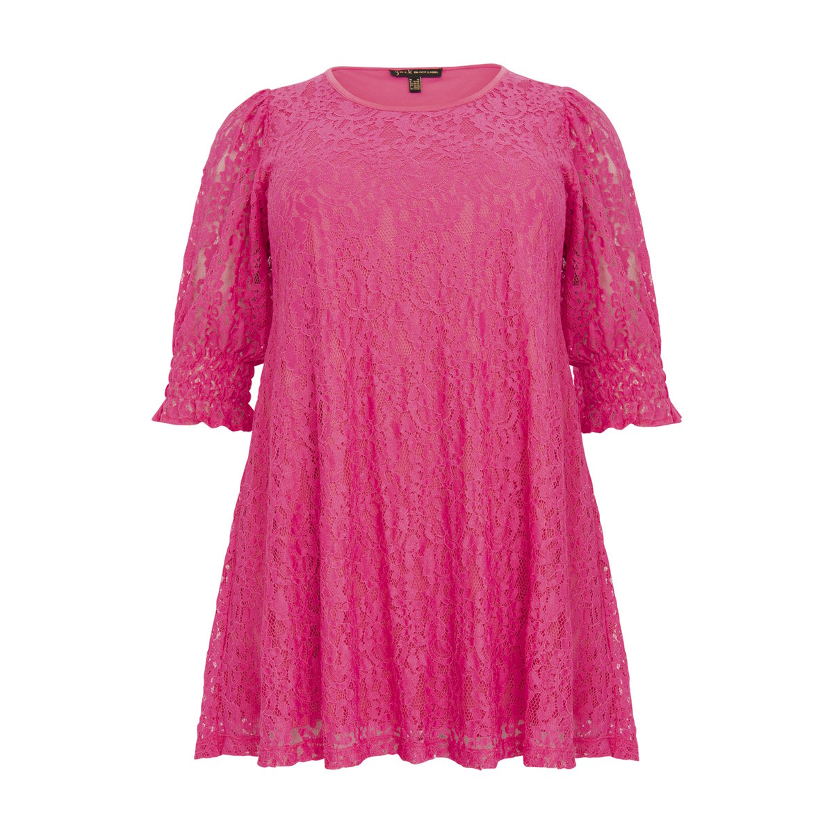Tunique en dentelle rose, YOEK