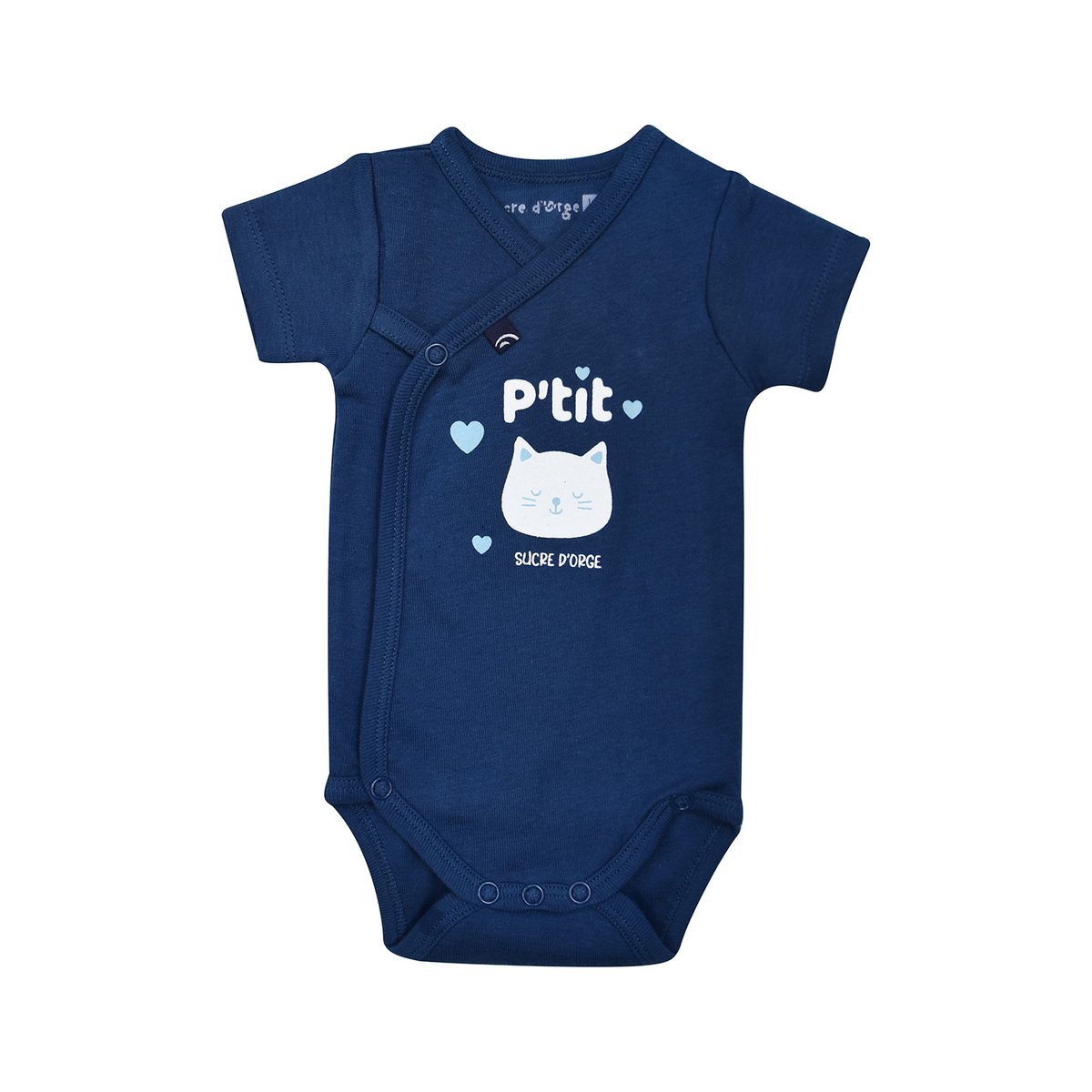 Lot de 2 bodies helian ouverture devant naissance bleu, SUCRE D'ORGE