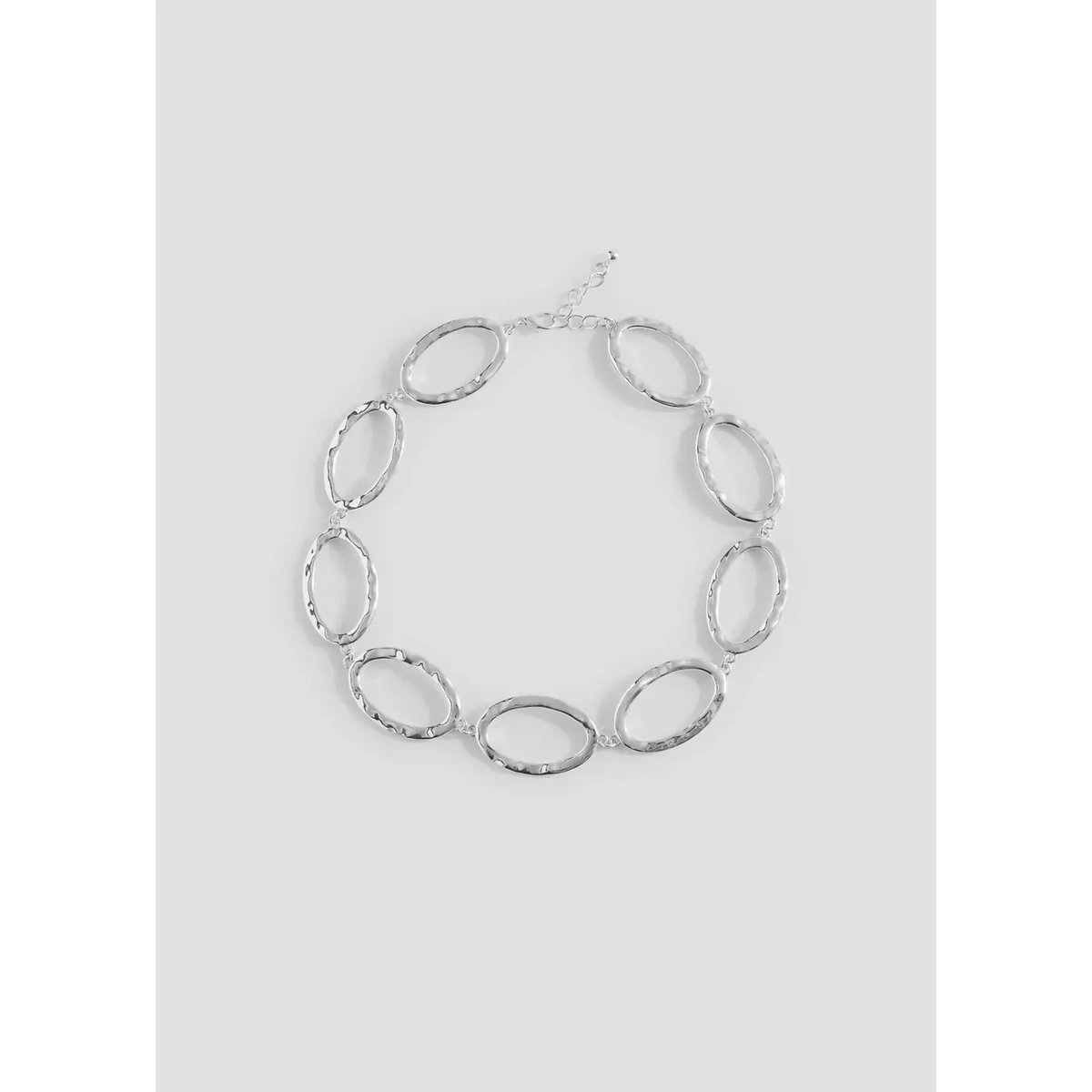 Collier ras-de-cou chaîne argent, MANGO TEEN