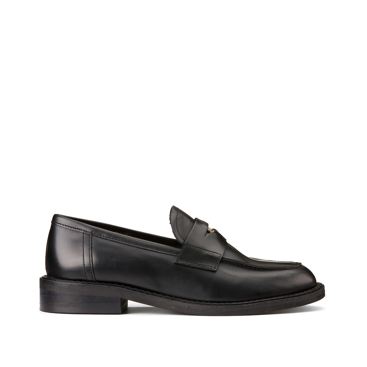 Dash Polished Leather Loafers black, JONAK