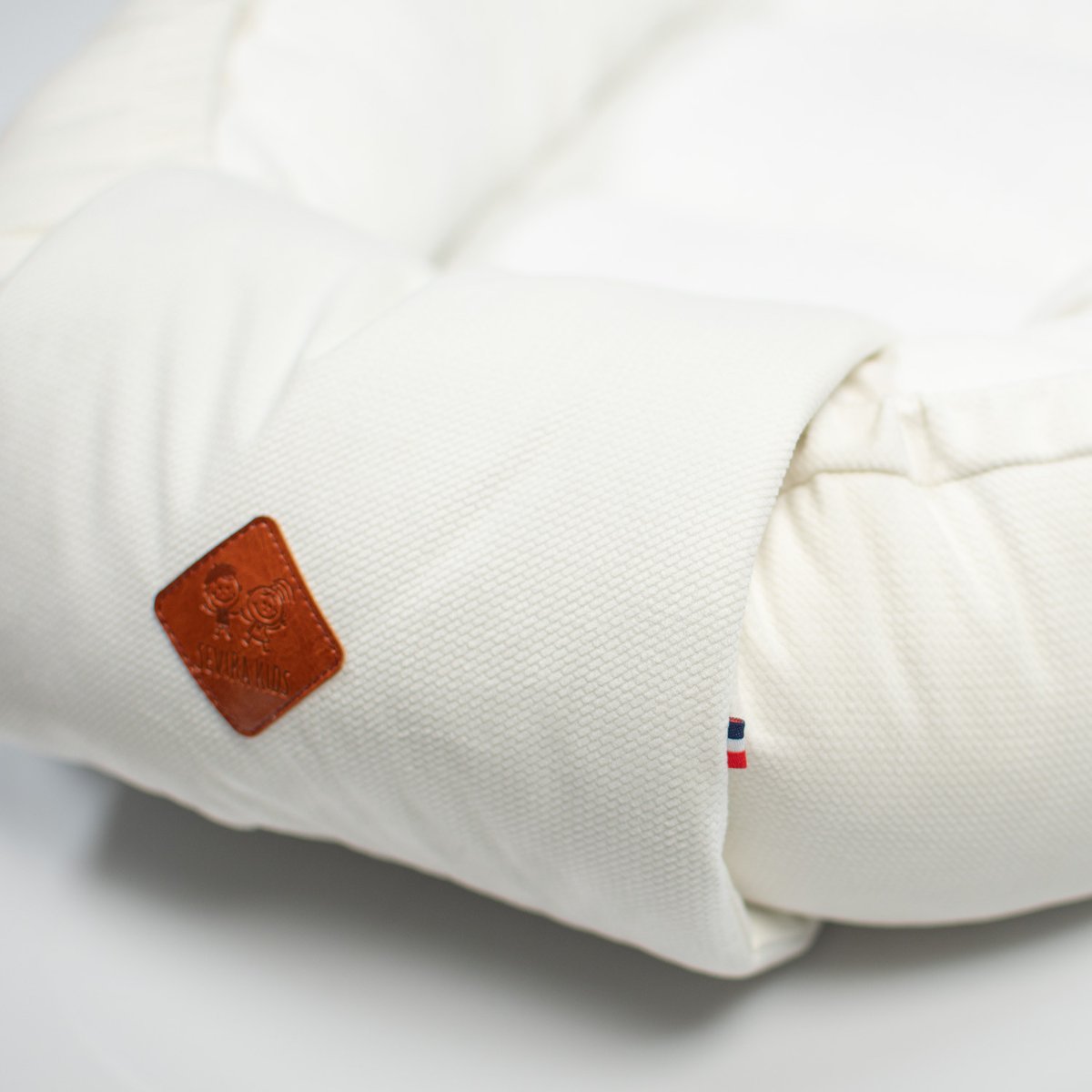 Cocon nid bébé matelassé réducteur de lit JEANNE écru, SEVIRA KIDS