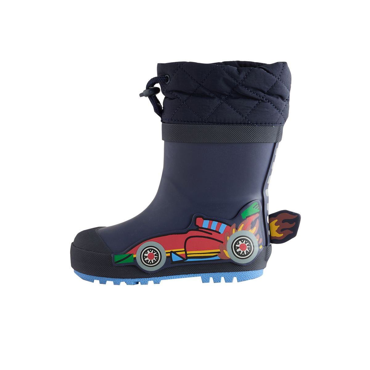 Bottes de pluie en caoutchouc à revers voiture de la marine, NEXT
