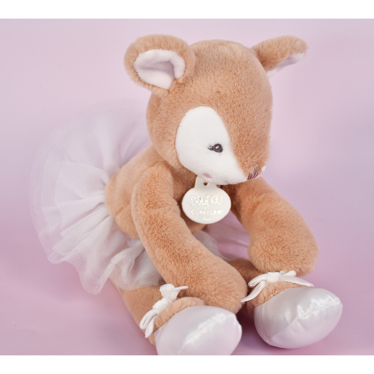 Peluche mon doudou ballerine faon beige, DOUDOU ET COMPAGNIE