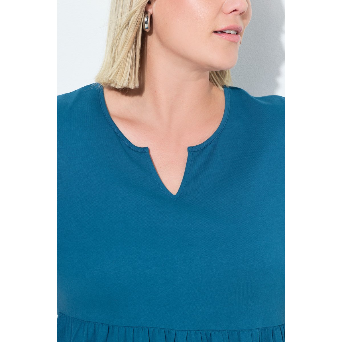 Robe en jersey pétrol, ULLA POPKEN