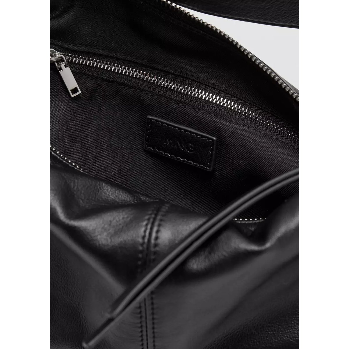 Sac 100 % cuir bovin noir, MANGO