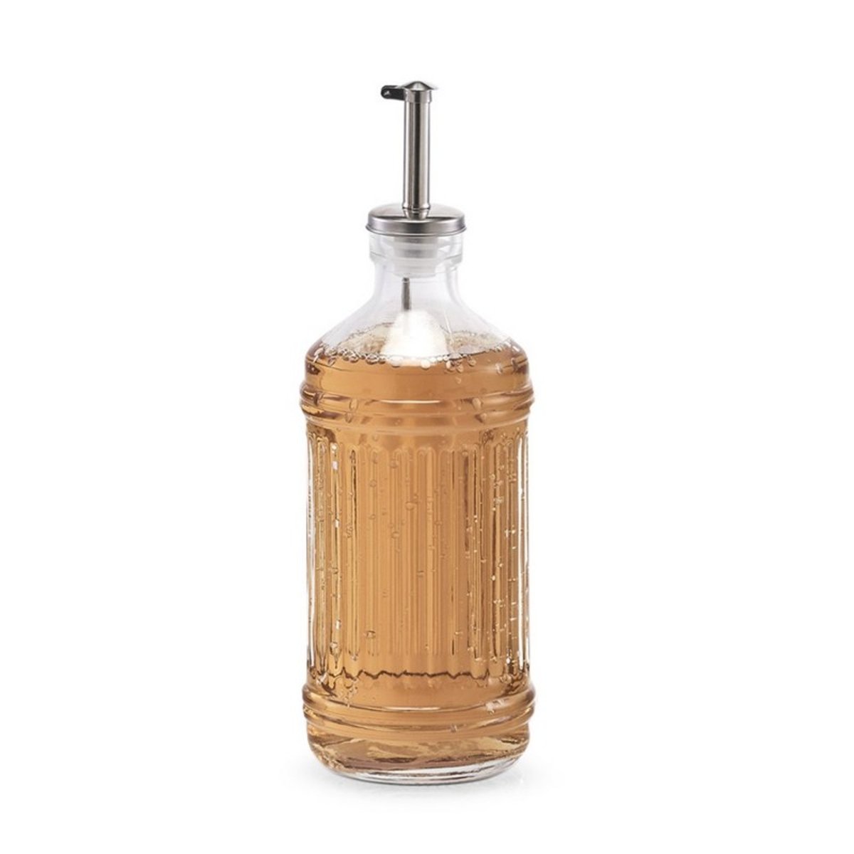Huilier vinaigrier verre bec verseur 500 ml transparent, ZELLER PRESENT
