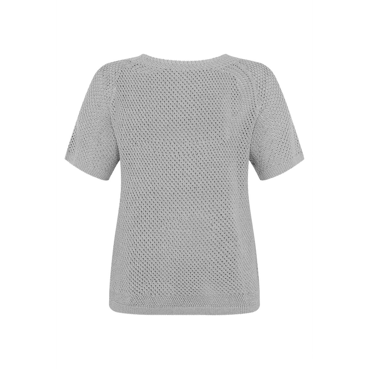 Pull-over en maille à encolure ronde beige/gold, CARTOON