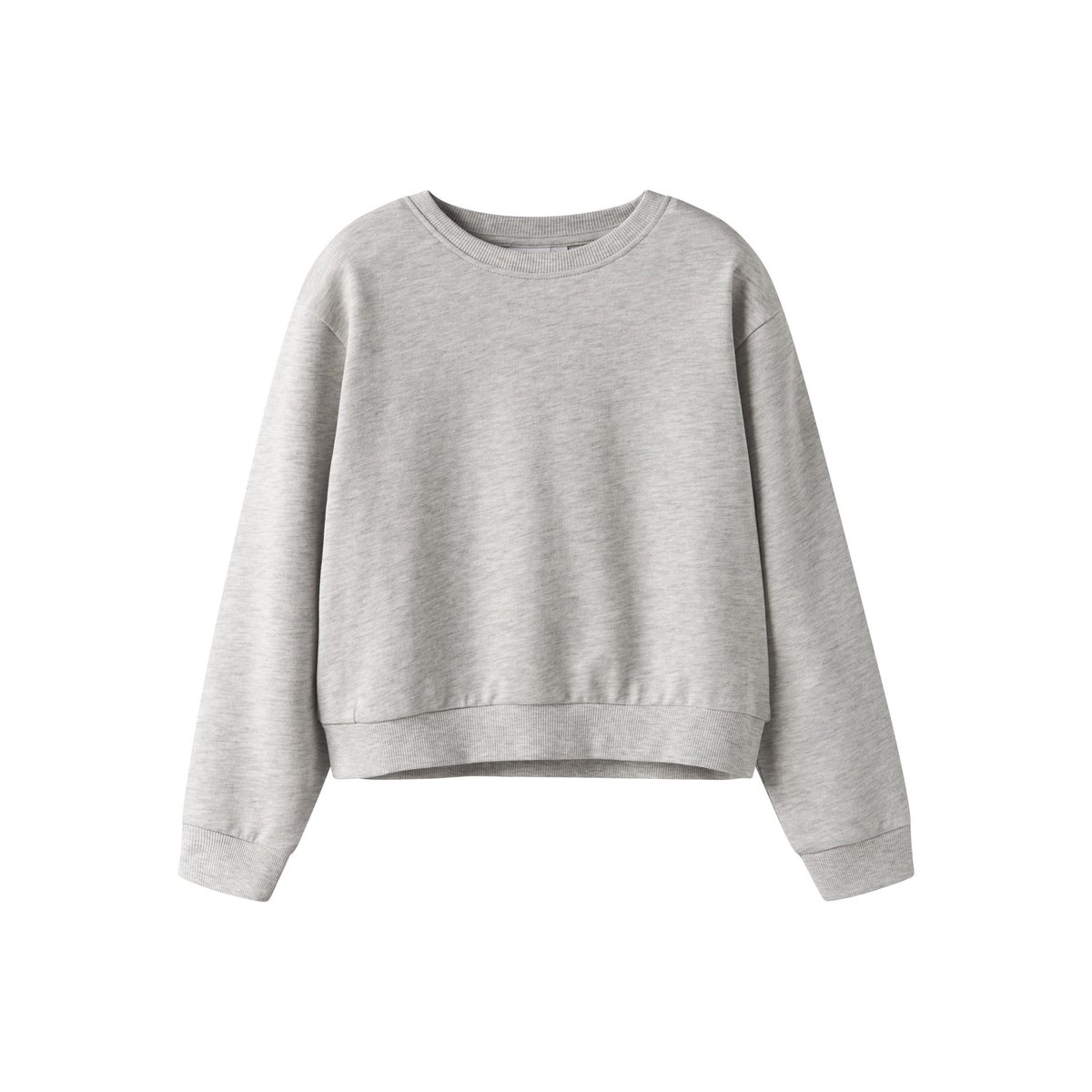 Sweat-Shirt gris - light grey melange, NAME IT