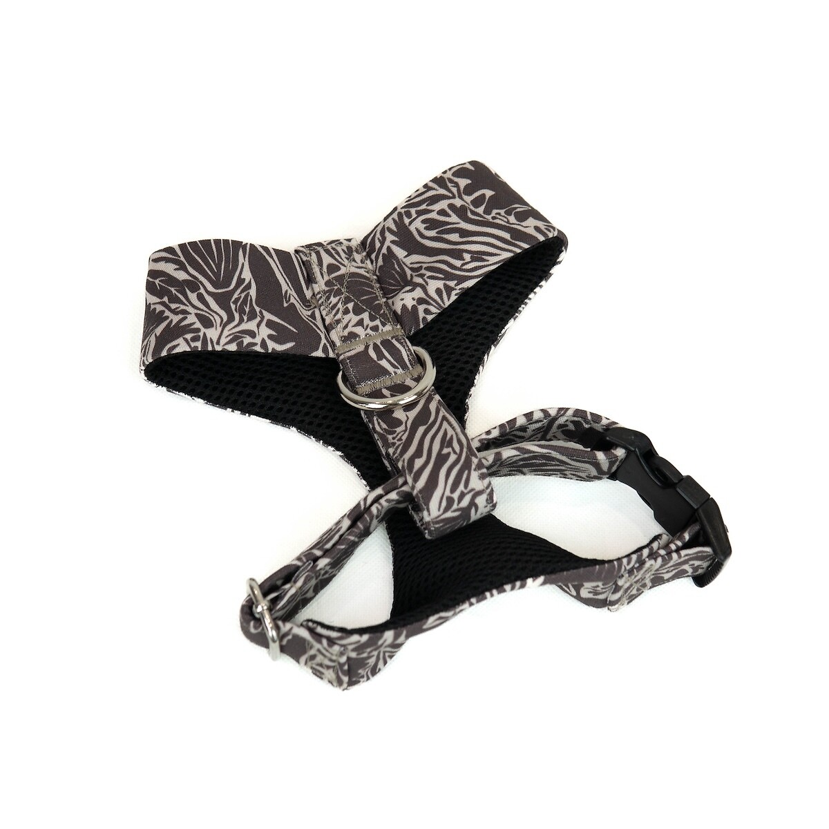 Peitoral Zafra, Malü Pet Wear preto , MALU PET WEAR