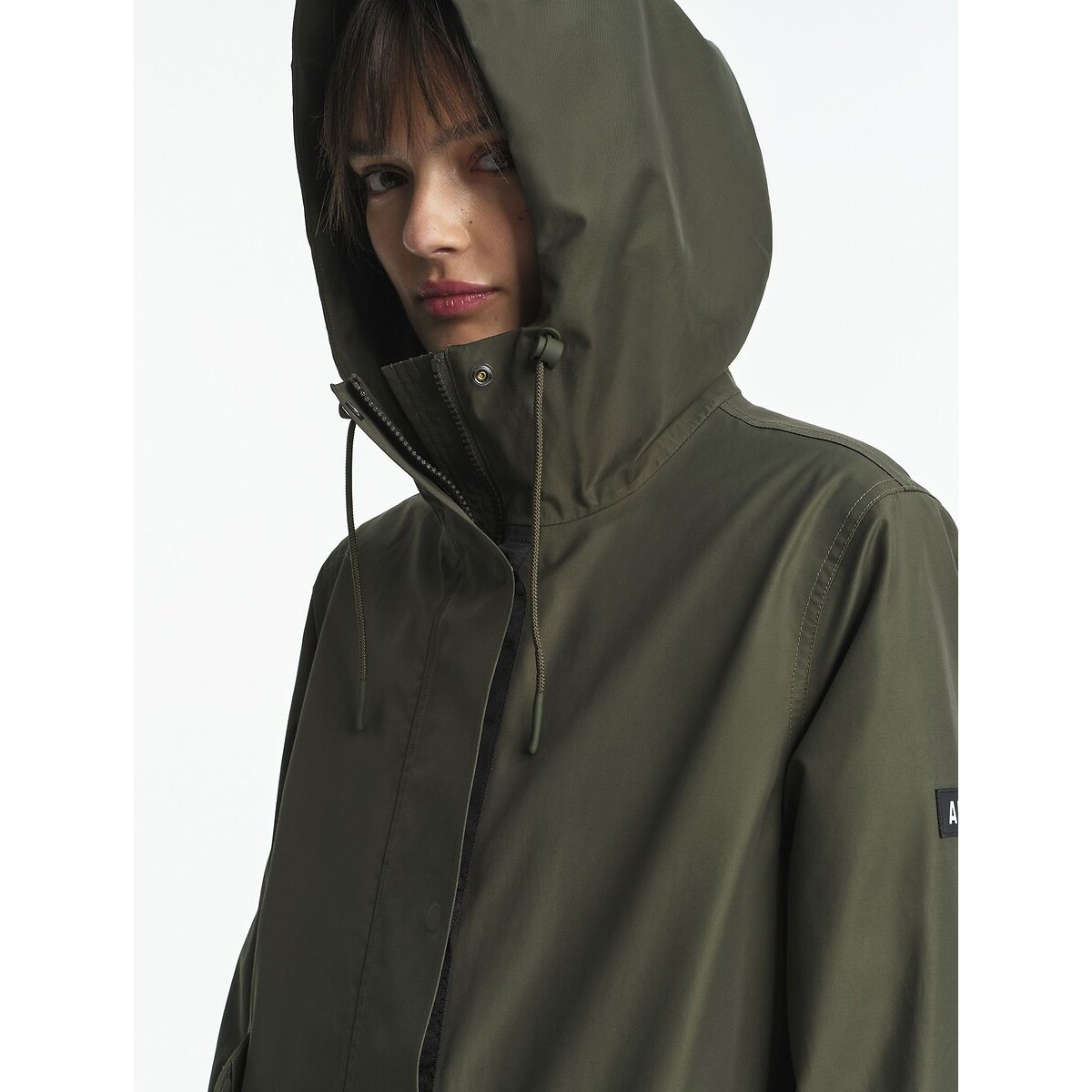 Parka longue imperméable MTD®, T-KIT kaki, AIGLE