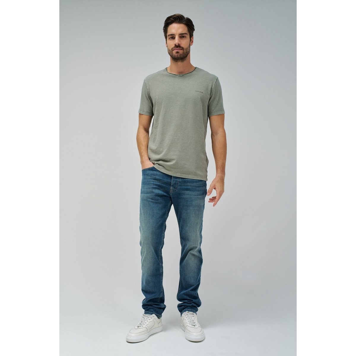 T-SHIRT AVEC LOGO bleu lagon, SALSA JEANS