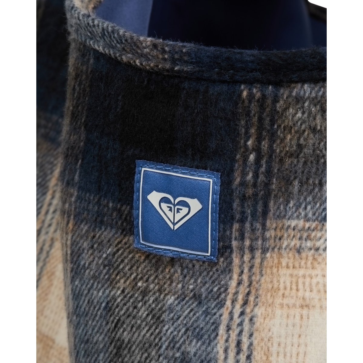 Sac tote SUNDAZED FLANNEL. bleu dutch blue, ROXY