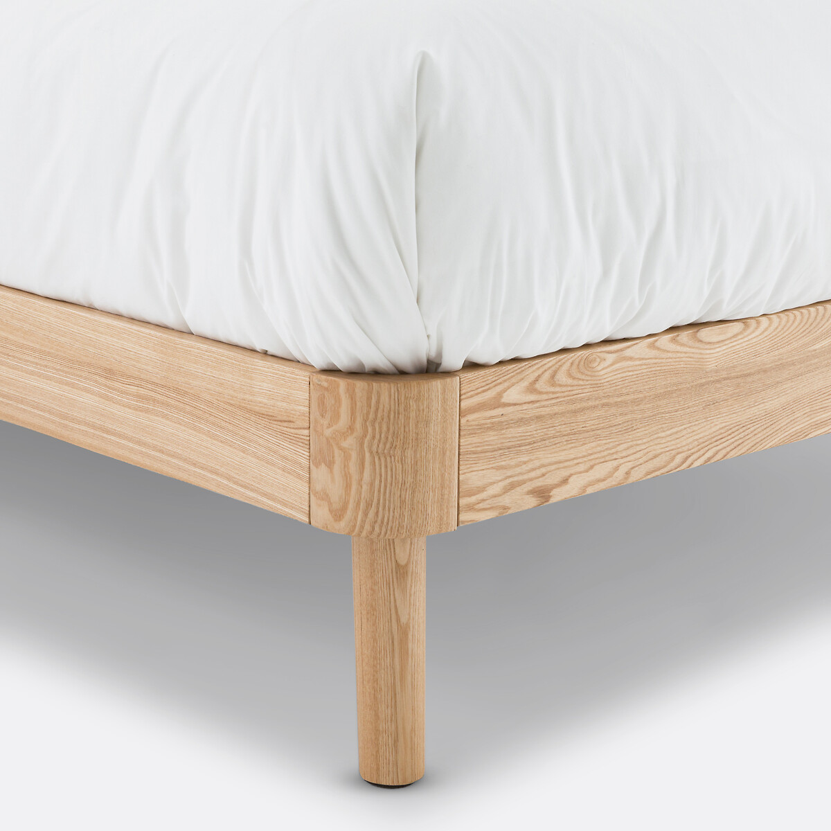 Bett Amedi mit Kopfteil und Lattenrost natur, LA REDOUTE INTERIEURS