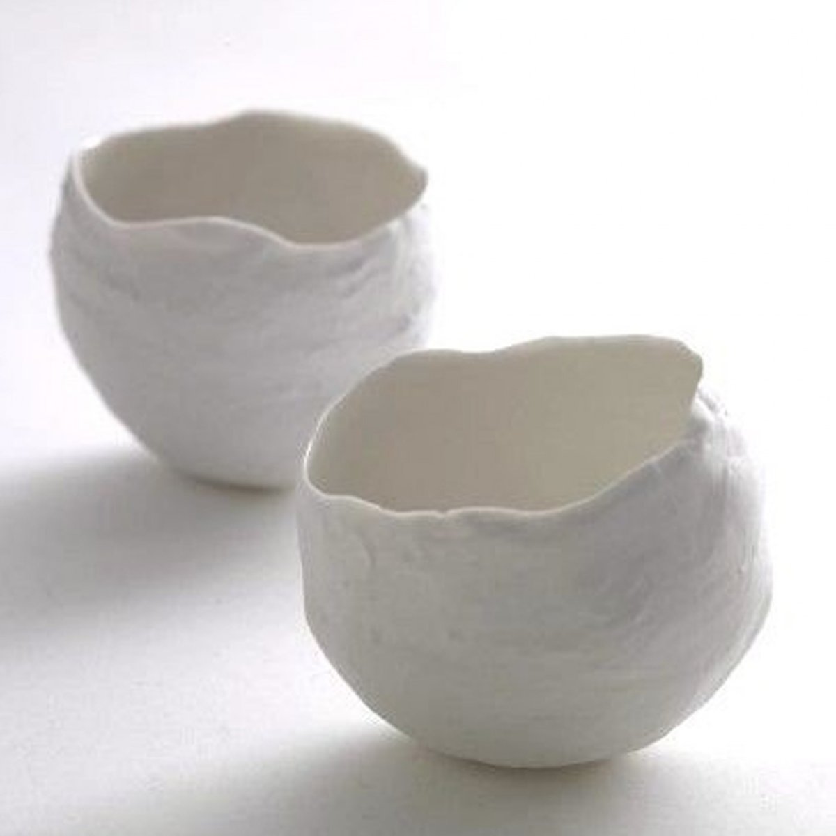 2 Petites Boules Plâtre blanc, SERAX