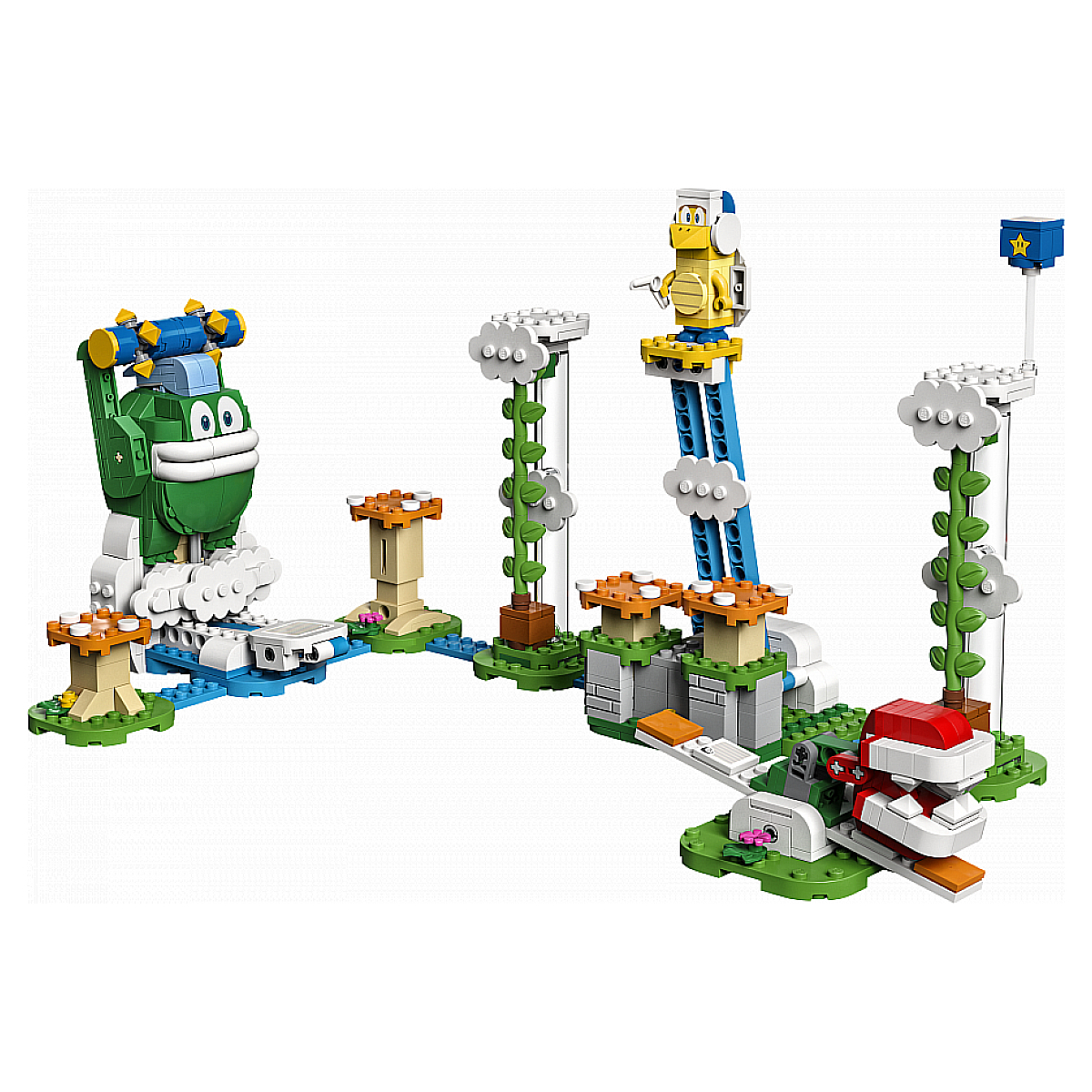 71409 Ensemble dextension le defi du maxi-spike sur un nuage multicolore, LEGO