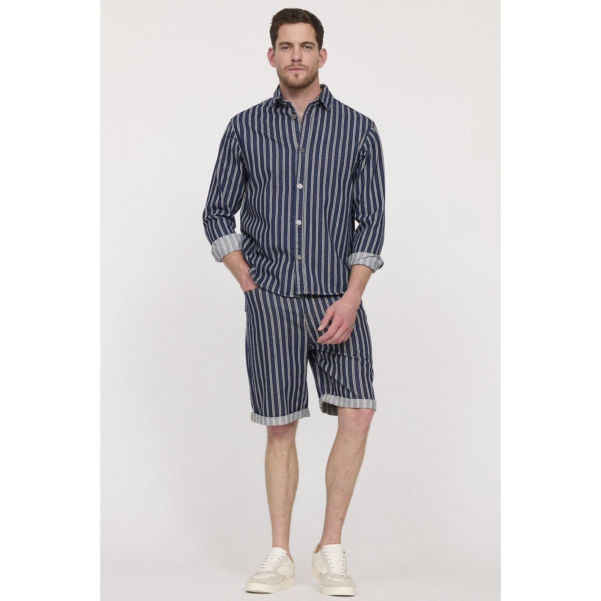 Short coton loose NACKS bleu marine, LEE COOPER
