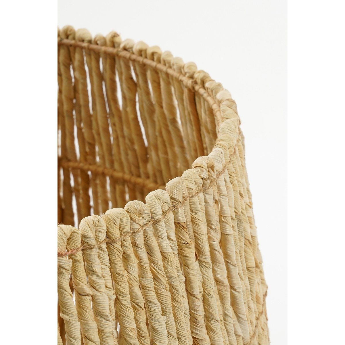 Ensemble de paniers de rangement RONDA marron clair, MICA DECORATIONS