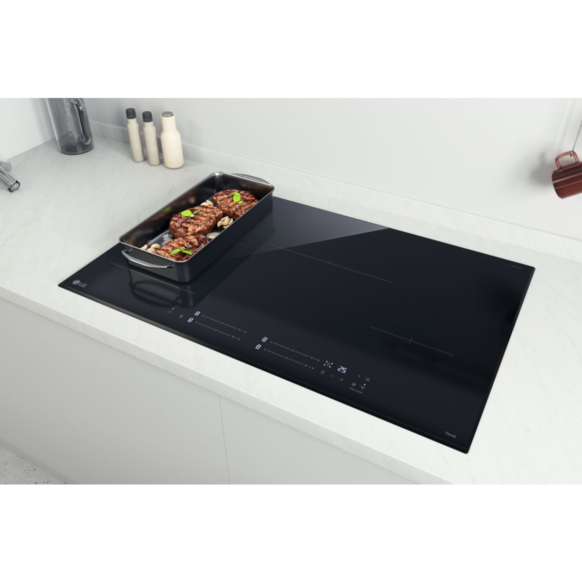 Plaque induction CBIZ3035B Flex XL couleur unique, LG