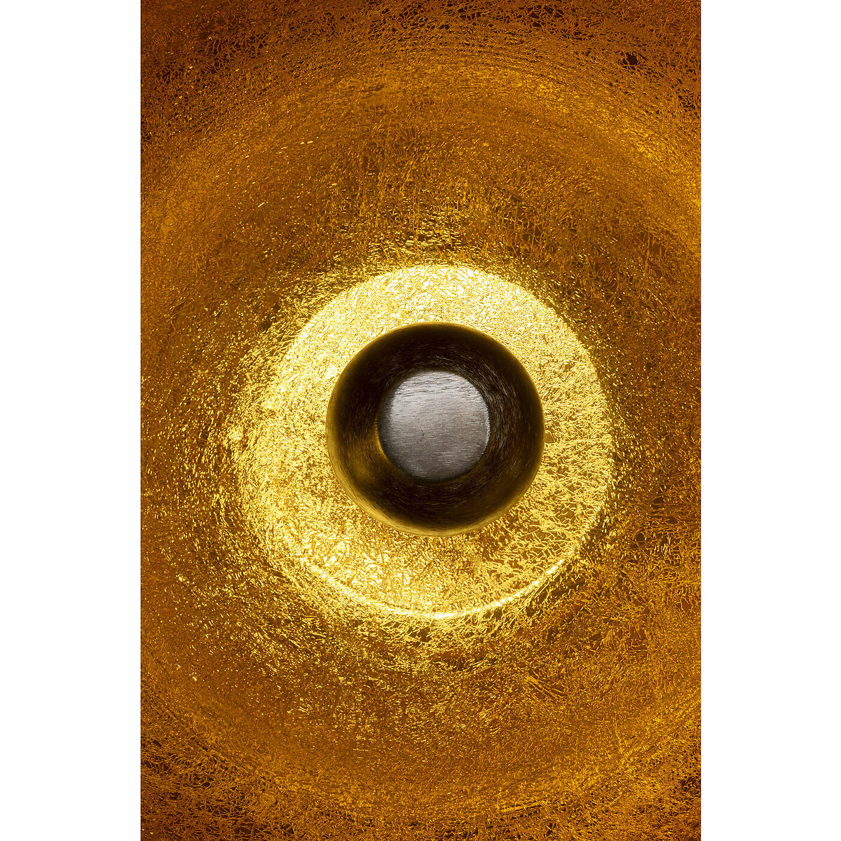 Lampe de sol Apollon Smooth noir Ø50cm doré, KARE DESIGN