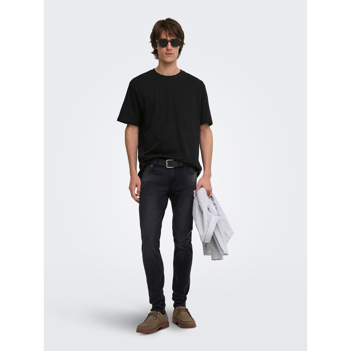T-Shirt noire - black, ONLY & SONS